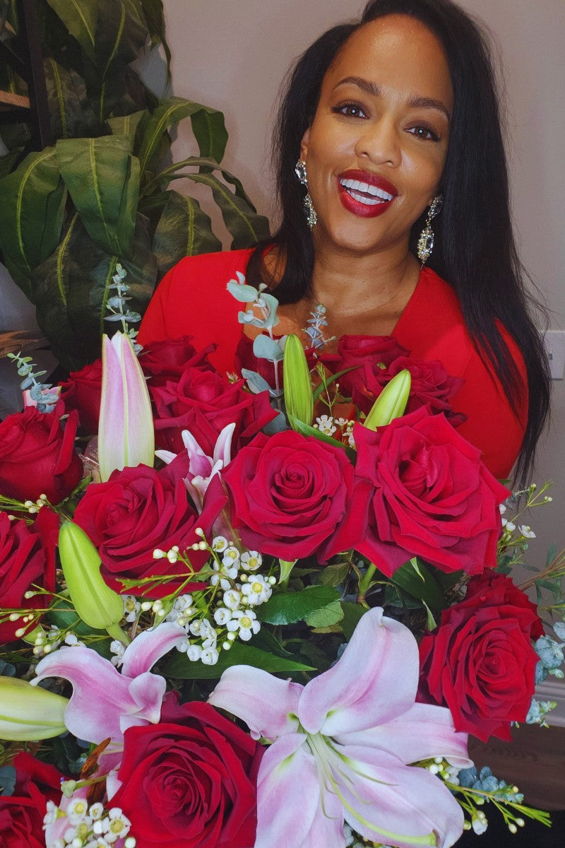 Red Jewel Embellished Dress