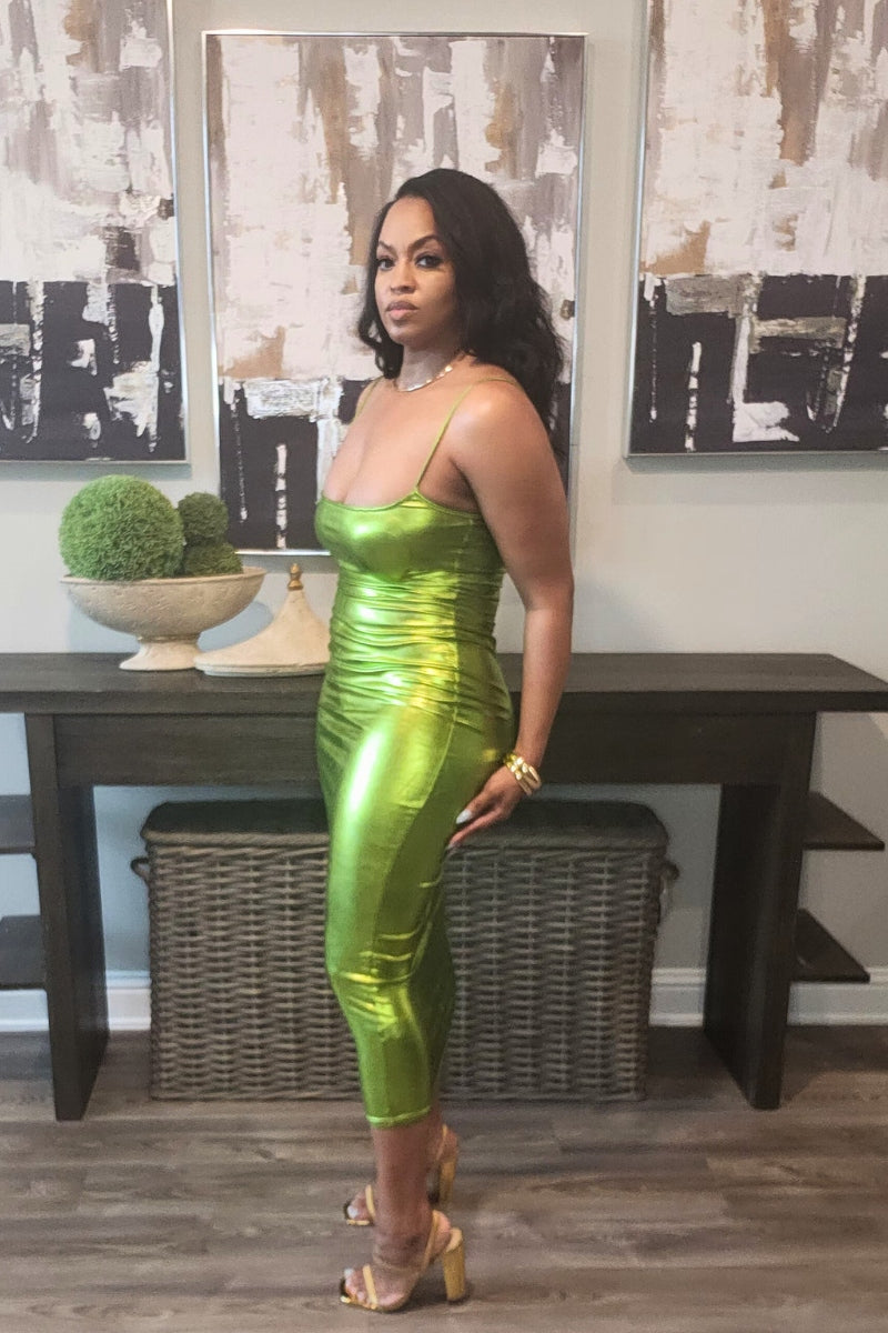 Lush Green Maxi Pencil